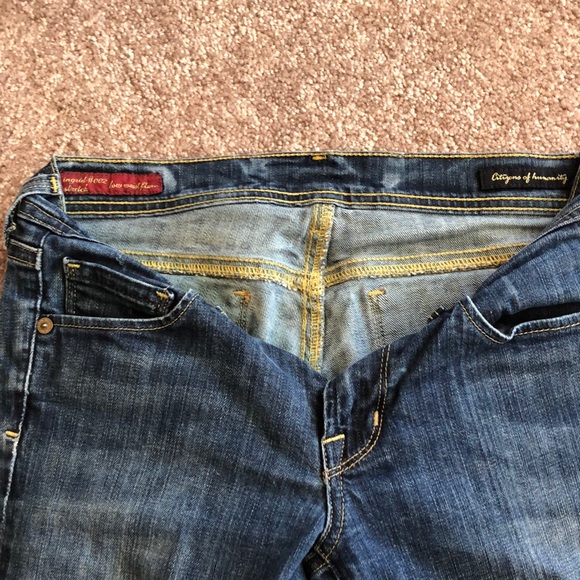 Citizens of Humanity Ingrid Low Rise Flare Sz 25” - Picture 3 of 5